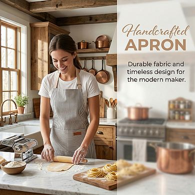 Aprons for Women with Pockets, Kitchen Apron, Adjustable Long Waist Polyester Cooking Apron for Home