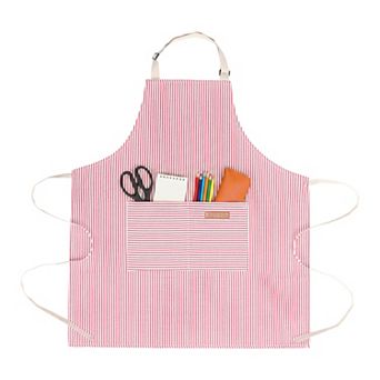 Aprons for Women with Pockets, Kitchen Apron, Adjustable Long Waist Polyester Cooking Apron for Home