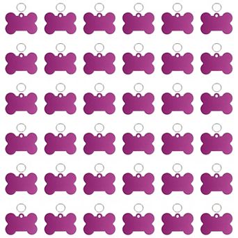 36 pc Pet ID Tags, Personalized Dog Cat Tag