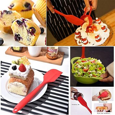 5-Piece Small Silicone Spatula Set, Heat-Resistant, Nonstick Cooking Utensils