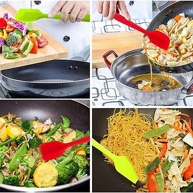 5-Piece Small Silicone Spatula Set, Heat-Resistant, Nonstick Cooking Utensils