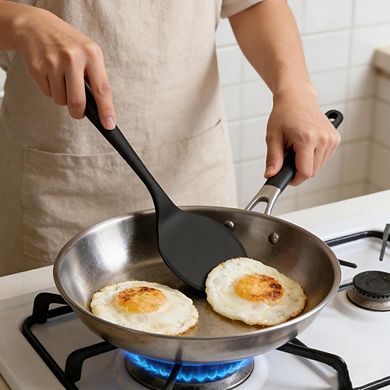 4-Piece Silicone Spatula Turner Set, Heat-Resistant, Flexible Nonstick