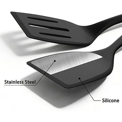 4-Piece Silicone Spatula Turner Set, Heat-Resistant, Flexible Nonstick