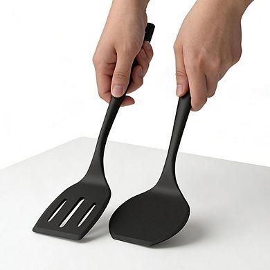 4-Piece Silicone Spatula Turner Set, Heat-Resistant, Flexible Nonstick