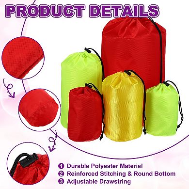8.7 x 16.9" 1Pc Stuff Sack, Ditty Bags Storage Sacks Drawstring Dry Stuff Bag Gear