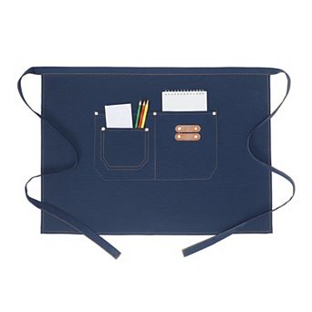 Aprons for Women with Pockets, Water-resistant Kitchen Apron, Long Waist Cooking Apron for Home