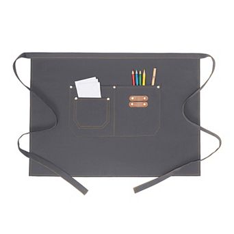 Aprons for Women with Pockets, Water-resistant Kitchen Apron, Long Waist Cooking Apron for Home