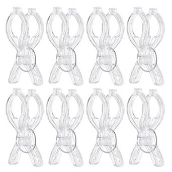 Plastic Clothespins Multi-Purpose Spring Clamp Non-Slip Beach Towel Clip