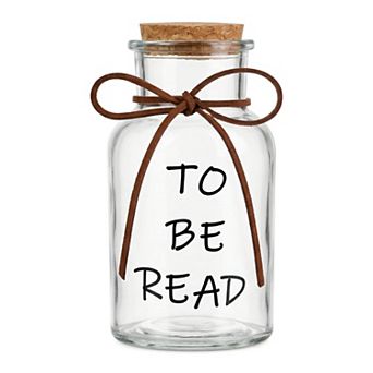 Glass Wishing Bottle with LED Light Lid Airtight Decorative Memory Jar for DIY Notes