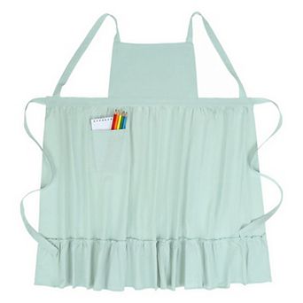 Aprons for Women with Pockets, Kitchen Apron, Extra Long Waist Cooking Apron for Home and Garden