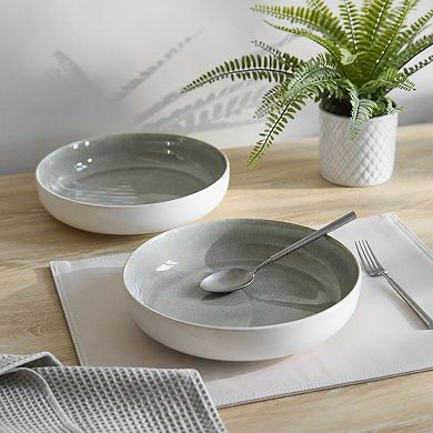 Sango Resona 10-Inch Stoneware Serving Bowls Set of 2