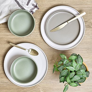 Sango Rollo Alta 12-Piece Stoneware Dinnerware Set