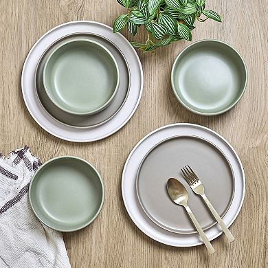 Sango Rollo Alta 12-Piece Stoneware Dinnerware Set