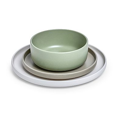Sango Rollo Alta 12-Piece Stoneware Dinnerware Set