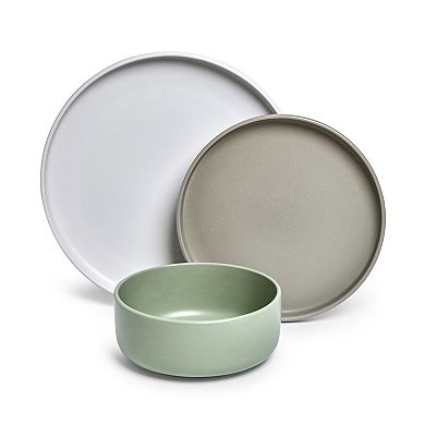 Sango Rollo Alta 12-Piece Stoneware Dinnerware Set