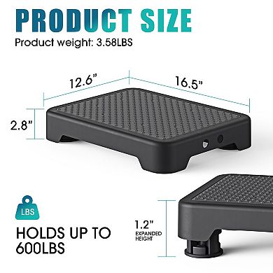 Mobility Step Stool for Adults & Seniors,Anti-Slip Bathroom Step Stool,Portable Stair,Platform Step