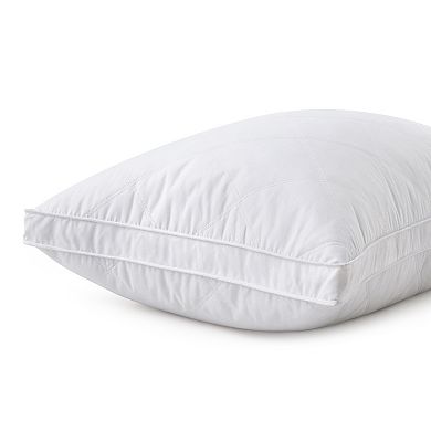 Unikome Diamond Quilted Goose Feather Gusset Pillow Set of 2