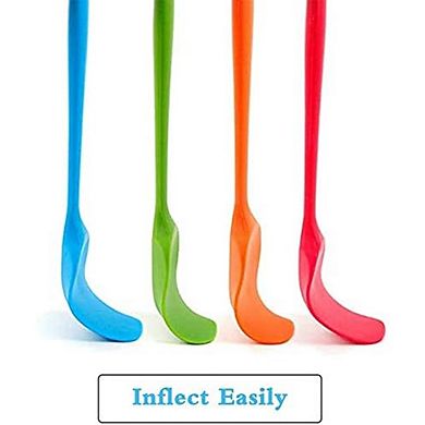 4-Piece Silicone Spatula Set, Heat-Resistant, Non-Stick with Stainless Steel Core