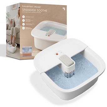 Sharper Image SpaHaven Soothe Foot Bath with Heated Massage & Pumice Stone