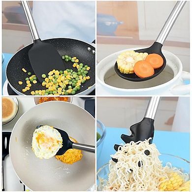 5-Piece Silicone Spatula Set, Heat-Resistant, Nonstick Cooking Utensils