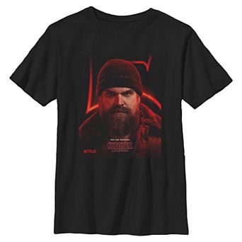 Boys 6-20 Stranger Things Chief Hopper Graphic Tee