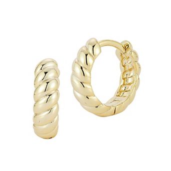 Everyday by Sunkissed Twist Huggie Hoop Earrings