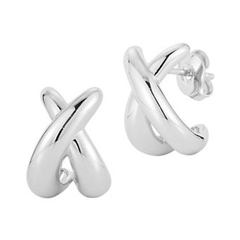 Everyday by Sunkissed Crossover J Stud Earrings