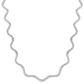Everyday by Sunkissed Micro Pave Round Cubic Zirconia Necklace