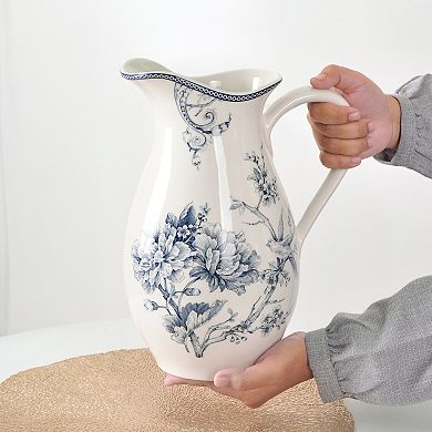 222 Fifth Adelaide Floral Serving Pitcher