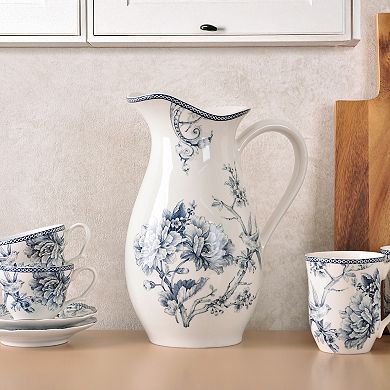 222 Fifth Adelaide Floral Serving Pitcher