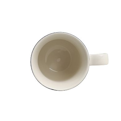 222 Fifth Adelaide Floral Mug Set of 4 - 14 oz. Coffee Mugs