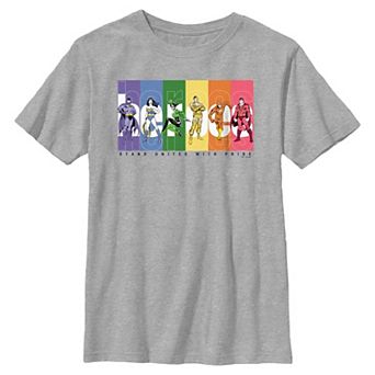 Boys 6-20 DC Comics Heroes Stand United Graphic Tee