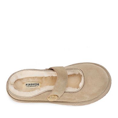 Fireside by Dearfoams Women's Slip-On Mary Jane Slippers