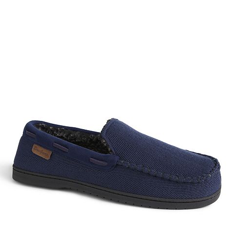 Мужские тапочки Dearfoams Keaton Men's Moc Toe Whipstitch Slippers