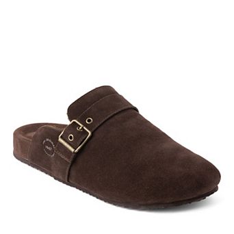 Dearfoams Finn Men's Genuine Suede Scuff Slippers