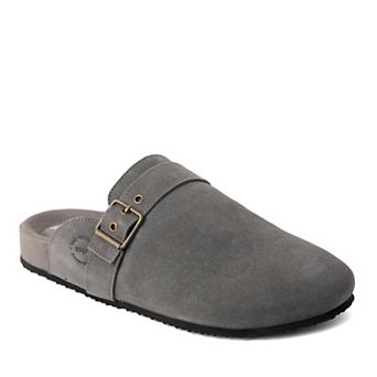 Dearfoams Finn Men's Genuine Suede Scuff Slippers