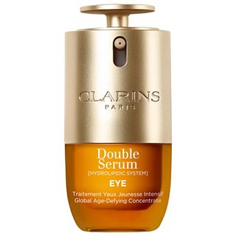 Clarins DOUBLE SERUM Eye Brightening & Depuffing Anti-Aging Concentrate