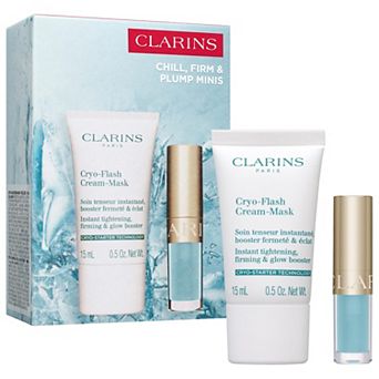 Clarins Chill, Firm & Plump Mask & Lip Oil Gift Set