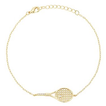 Everyday by Sunkissed Cubic Zirconia Tennis Racket Bracelet