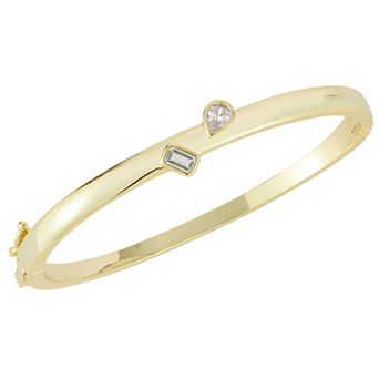 Everyday by Sunkissed Cubic Zirconia Bezel Bangle Bracelet