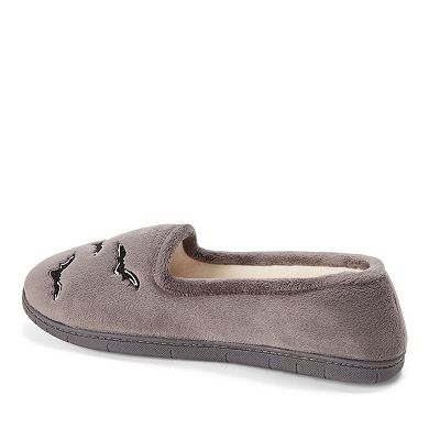 Dearfoams Halloween Women's Closed Back Velour Slippers