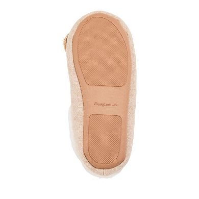 Dearfoams Josie Women's Knit Clog Bow Slippers