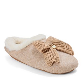 Dearfoams Josie Women's Knit Clog Bow Slippers