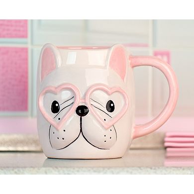 10 Strawberry Street Puppy Love Figural Mug 4-Piece Set