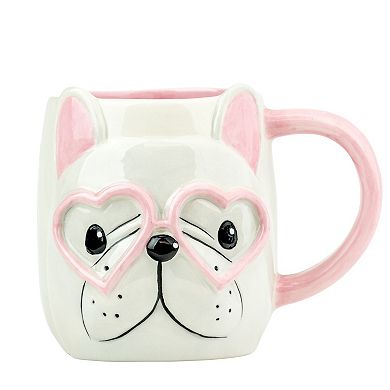 10 Strawberry Street Puppy Love Figural Mug 4-Piece Set