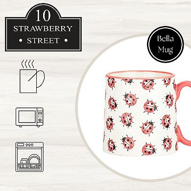 10 Strawberry Street 4-Piece Bella Ladybug Mug Set