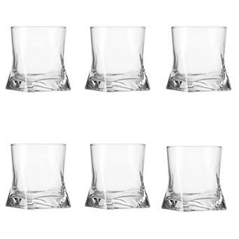 10 Strawberry Street 6 pc Gotico Double Old Fashioned Glass Set