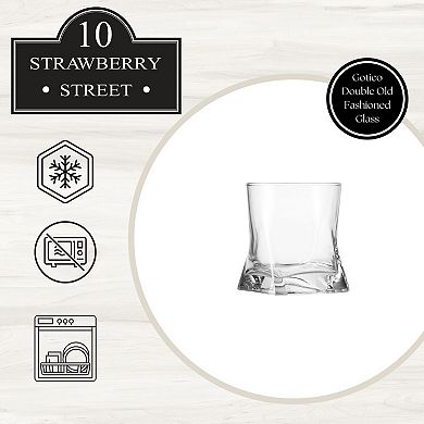 10 Strawberry Street 6-Piece Gotico Double Old Fashioned Glass Set