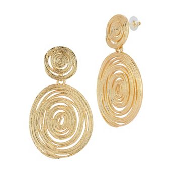 WINX Double Swirl Drop Earrings