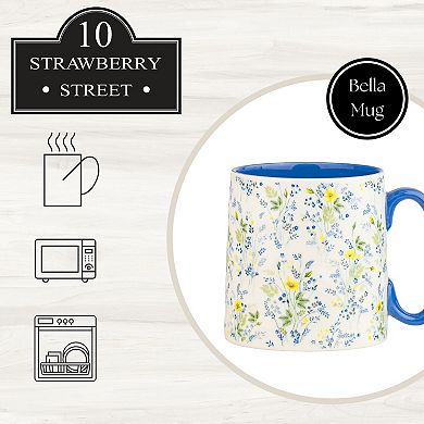 10 Strawberry Street Bella Meadowlight Mug 4-Piece Set